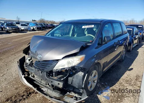 2013 Toyota Sienna L 7-Passenger from USA, damaged, VIN 5TDZK3DC0DS297720